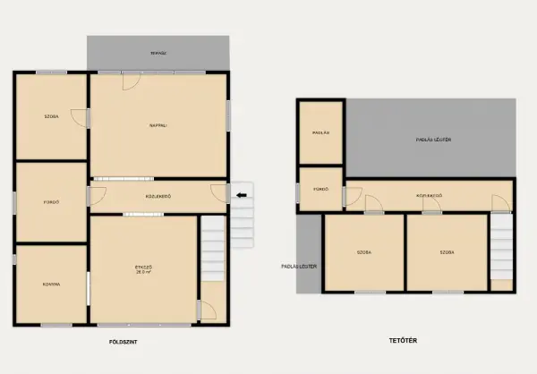 Eladó családi ház, Oroszlány 4 szoba 185 m² 82.5 M Ft