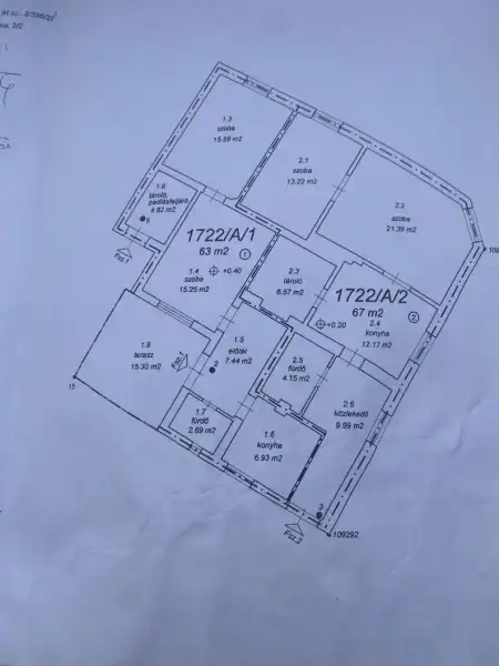 Eladó ikerház, Komárom 2 szoba 67 m² 24.7 M Ft