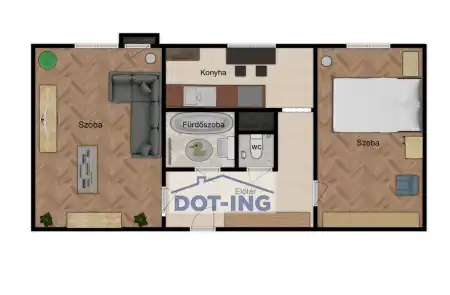 Eladó panellakás, Tatabánya 2 szoba 49 m² 37.99 M Ft