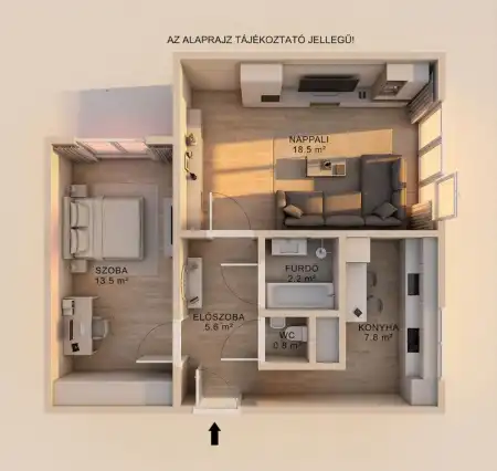 Eladó panellakás, Tatabánya 2 szoba 49 m² 36.9 M Ft