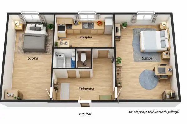 Eladó panellakás, Tatabánya 2 szoba 53 m² 37.9 M Ft