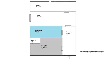 Eladó téglalakás, Tatabánya 51 m² 28.5 M Ft