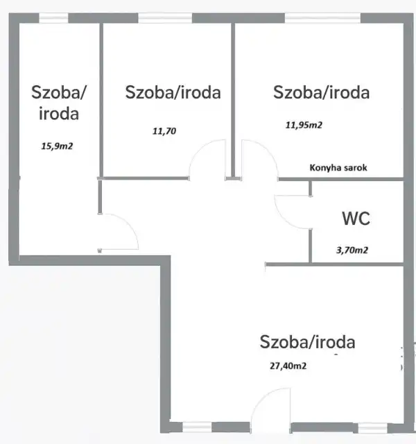 Eladó téglalakás, Tatabánya 4 szoba 85 m² 65 M Ft