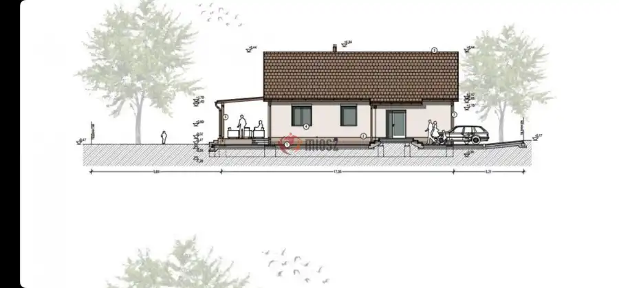 eladó új építésű családi ház, Kömlőd