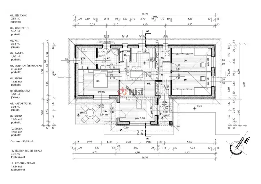 eladó új építésű családi ház, Szár