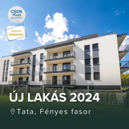 Eladó új építésű téglalakás, Tata 4 szoba 86 m² 98.8 M Ft